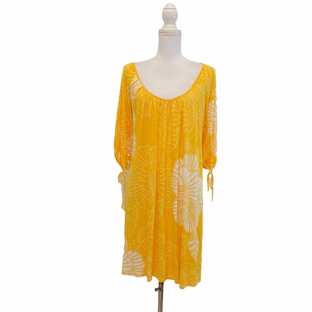 Lisa Curran Yellow Small Floral Summer Dress